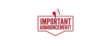 2nd Call: Important announcement 